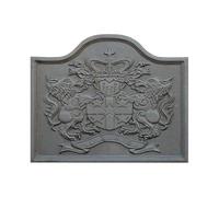 Lastra in ghisa per camino decoro LEONE CM. 55 × 45 H SP. 2 cm DS