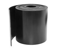 Lastra in gomma in neoprene da 100 mm di larghezza x 1.5 mm di spessore x 3 m di lunghezza, in gomma piena per guarnizioni fai da te, artigianato, pads, pavimenti, anti vibrazioni, antiscivolo