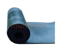 Lastra in gomma nera 2 - 3 - 4 - 5 mm. Altezza 150 cm. - pavimento gomma liscia
