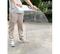 Lastra in policarbonato acrilico trasparente per coperture di serre, coperture a baldacchino impermeabili, lastre di copertura in plastica resistente (dimensioni: 1 x 1 m) - ideale per strutture