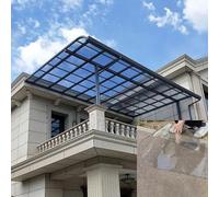 Lastra in policarbonato trasparente per esterni, resistente ai raggi UV e durevole, ideale per la sostituzione di capanni e verande