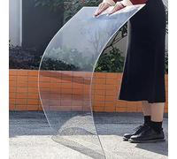 Lastra In Policarbonato UV Diverse Dimensioni, Trasparente, Pannello Per Coperture, Flessibile Infrangibile Serra Tetti Pensilina Tettoia Pannelli Sostitutivi(1x8.0m(3.3x26.2ft))