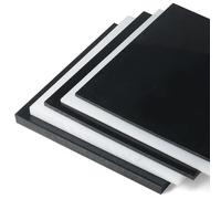 Lastra in poliossimetilene di plastica dura bianca e nera in POM, spessore 1 mm ~ 20 mm, for incisione CNC, modello di scheda, materiale fai da te(WHITE,6x100x200mm 2Pcs)