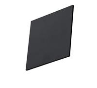 Lastra isolante in ceramica di allumina, 100x100 mm, spessore 0,5-3 mm, pannello in zirconio, nero, 1 pz.(100x100x0.5mm)