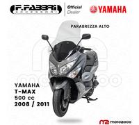 FABBRI PARABREZZA TRASPARENTE ALTO PER YAMAHA TMAX 500 2008 2009 NO FACO