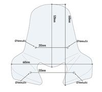 PARABREZZA VISION 50-110 (11 > 20) Honda SH 300 - LOGIK GIVI 308A Senza attacchi