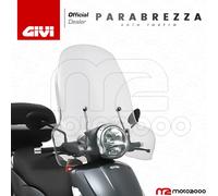 LASTRA PARABREZZA TRASPARENTE PARAVENTO GIVI PER APRILIA SCARABEO 250 300 400 50