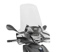 LASTRA PARAVENTO PARABREZZA GIVI PER PIAGGIO BEVERLY E5 E5+ 300 400 2021 - 2025