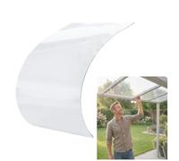 Lastra per coperture in policarbonato, pannello antipioggia da 1,2 mm, pannello resistente in plastica acrilica resistente, rivestimento di ricambio per applicazioni versatili
