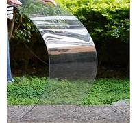 Lastra per coperture, resistente agli urti e infrangibile, lastra in plastica acrilica trasparente, protezione UV per tetti impermeabili da esterno, per serre, capannoni, tettoie per auto(0.6x23m)