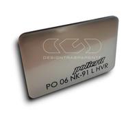 Lastra plexiglass metallizzato Antracite pannello su misura spessore 3 mm