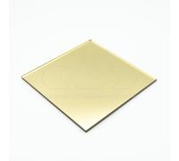 Lastra plexiglass specchio oro pannello su misura spessore 3 mm
