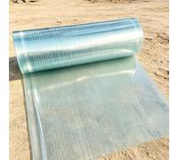 Lastra Policarbonato 150 x 2000 cm Impermeabile Tetti in Plastica Resistenti Ai Raggi UV Facili da Mantenere per Serre, Garage, Gazebo, Solarium e Coperture, 1.5mm