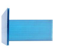 Lastra Policarbonato Alveolare Exolon 2100x1000 mm Spessore 10 mm 4 Pareti BLU