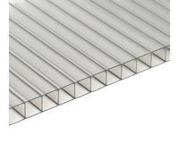 Lastra Policarbonato Alveolare Trasparente 1000x980x25mm