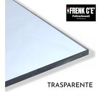 LASTRA POLICARBONATO COMPATTO TRASPARENTE - BRONZO - OPALE BIANCO, fino a 3 mt.
