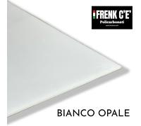 LASTRA POLICARBONATO COMPATTO TRASPARENTE - BRONZO - OPALE BIANCO, fino a 3 mt.