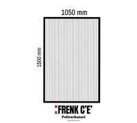 LASTRA POLICARBONATO TRASPARENTE ALVEOLARE 16 MM RINFORZATA 4 PARETI FINO 2000mm