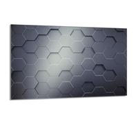 Lastra protettiva in vetro per la stufa 80x52 Pattern