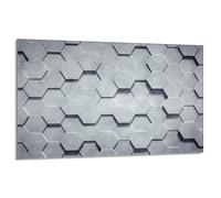 Lastra protettiva in vetro per la stufa 80x52 Pattern