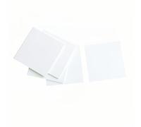 Lastra quadrata in ceramica al nitruro di boro - Guarnizione isolante for alte temperature for la ricerca scientifica - BN puro al 99%, 1 pezzo(0.5mmx10mmx10mm)