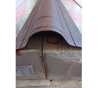 Lastra Tegola Pannello Copertura Onduvilla cm 107x40 spessore mm 3 (colmo onduvilla 106x19 pz 1)