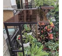 Lastra trasparente per tetti, resistente alle intemperie, facile da tagliare, ideale per serre, terrazze, divisori; rivestimento esterno spesso 2 mm.