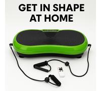 Lastra Vibrante Fitness Heimtraining 200W - 99 Livelli - Incl. Expander