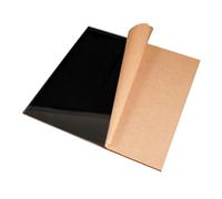 Lastre acriliche, lastre riflettenti Black Acrylic Sheets, 3Mm Thick 20Cm Wide Black Reflective Sheet for DIY Craft Projects, Signs, Painting And Display Stand,20 * 50cm(20 * 20cm)