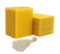 Lastre Di Cera D'Api 95X75X2Mm Inclusi Stoppini (50 Pz.)