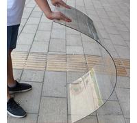 Lastre di Copertura in Policarbonato, Isolamento Antipioggia Trasparente PC Pannello, Pensiline for Esterno for Garage, Balcone, Serra(0.8x2m/2.62x6.56ft)