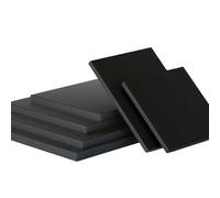 Lastre e pannelli in plastica ABS, Foglio di plastica ABS 200x200x(1-20) mm multicolore 1 pezzo(Black,200x200x20mm)
