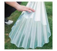 Lastre Illuminazione Diurna Piastre per Serra Resistente alle Intemperie Tegole Plastica Tettoia Balconi Edifici Industriali(10pieces,0.9x1.2m/2.95x3.94ft)