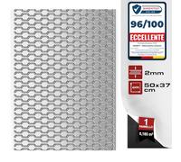 Lastre in alluminio butilico, 50 x 37 cm, autoadesive per isolamento auto, isolamento acustico e isolamento acustico