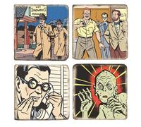 Lastre in marmo collezione L'Étrange Rendez-Vous Blake et Mortimer (5x5 cm)