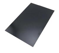 Lastre in plastica ABS Pannello in plastica ABS nero, dimensioni multiple, spessore 1-5 mm, lunghezza 200-500 mm, larghezza 100-300 mm, 1 pezzo(200x250x3mm)