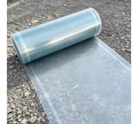 Lastre in Policarbonato 100 x 1100 cm Impermeabile Pannelli da Tetto in Plastica Flessibile e Resistente per Giardini, Verande, Ripostigli e Passerelle Industriali, 1.8mm