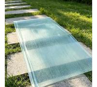 Lastre in Policarbonato 150 x 3400 cm Impermeabile Lastra Policarbonato Trasparente Flessibile e Resistente per Giardini, Verande, Ripostigli e Passerelle Industriali, 1.8mm