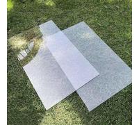 Lastre in policarbonato, lastra di sicurezza in plastica acrilica sostitutiva in vetro trasparente, pannello per tetto, pannello di resistenza in policarbonato, protezione UV, per finestre,