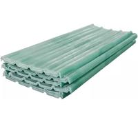 Lastre Ondulate per Coperture, Pannelli Termoisolanti in Fibra di Vetro Trasparente, Tegole Impermeabili, 1,2 Mm, 0,9x1 M - Lastre per Pareti Resistenti per L'illuminaz, 17 PCS, 0.9x0.9m/35x35in