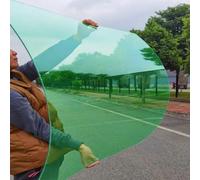 Lastre trasparenti in policarbonato for serre, posti auto coperti, pannelli for tetti di lucernari(Green,1x12m/3.28x39.4ft)
