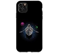L'astronauta Guida La Barca In Pianeti Spaziali E Stelle Custodia per iPhone 11 Pro Max