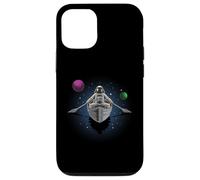 L'astronauta Guida La Barca In Pianeti Spaziali E Stelle Custodia per iPhone 12/12 Pro