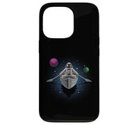 L'astronauta Guida La Barca In Pianeti Spaziali E Stelle Custodia per iPhone 13 Pro