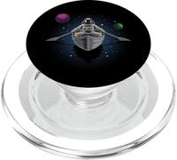 L'astronauta Guida La Barca In Pianeti Spaziali E Stelle PopSockets PopGrip per MagSafe