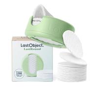 LastRound Dischetti struccanti riutilizzabili - 7 dischetti in cotone lavabili per il viso - Dischetti in cotone morbidi per la pulizia del viso - Verde