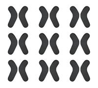 lasuroa 18pz Ski & Snowboard Boots Fitting Pads, 9x2,5x0,3cm Cuscinetti Morbidi per Scarponi da Sci Imbottitura in Schiuma Imbottitura in Schiuma Autoadesiva per Scarponi da Snowboard (Nero)