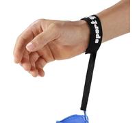 lasuroa 2pz Cinturini Elastici per Guanti da Sci e Snowboard, Cinturino di Sicurezza per Guanti Sportivi Guinzaglio Regolabile per Guanti da Sci per Donne Uomini Guanti Appesi Alpinista (Nero)