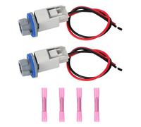 lasuroa 2pz Kit Presa Connettore Luci Targa e Cablaggio a Spina, Presa per Lampadina Luce Targa per Ford F-150 2004-2021 Explorer 2006-2010 Ranger 1998-2011 F81Z-13411-AA