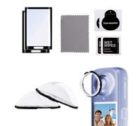 lasuroa 2pz Lente Guardia per Insta360 X5 con 2pz Schermo Protettore, Anti Graffio & Anti Riflesso Twist Blocco Lente Copertura Kit per Insta360 X5 Accessori Antigurto & Antipolvere